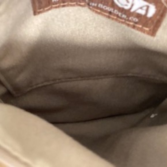 Maruca City Girl Crossbody Tapestry Bag Light Brown/Gray Made In Colorado USA - Picture 8 of 10